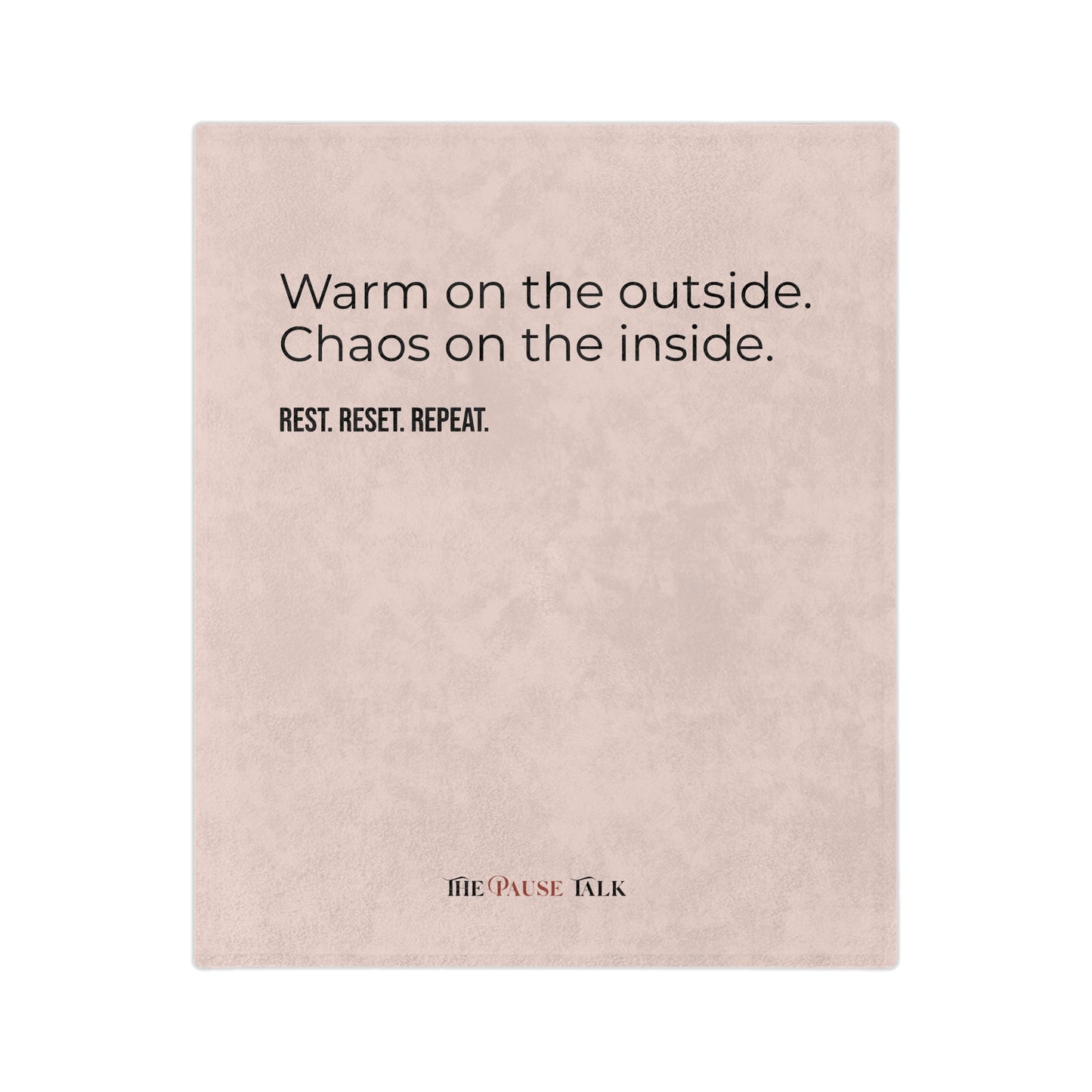 The Pause Blanket - Power down. Then reset.